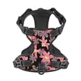 thumbnail image 3 of Kdxio Lilies Flowers Print No Pull Dog Harness Adjustable Reflective Oxford Easy Control Medium Large Dog Harness for Training and Everyday-X-Large, 3 of 8
