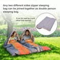 Double Sleeping Bag for Adults, Two Person Sleeping Bag with Pillow Lightweight Great for