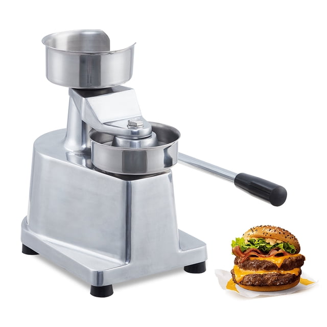 BeesClover Commercial Hamburger Patty Maker, Food-Grade Stainless Steel & Alloy Burger Press Machine, Heavy Duty Meat Forming Tool