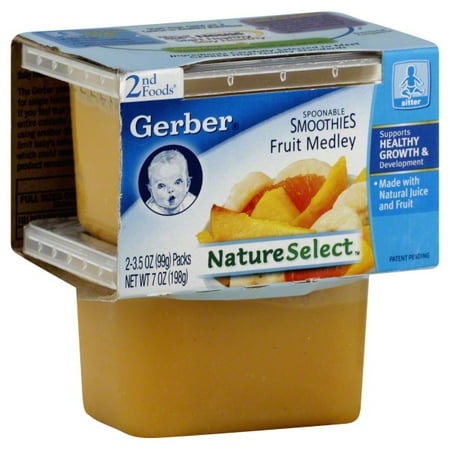 Gerber Gerber 2nd Foods Nature Select Smoothies, 2 ea