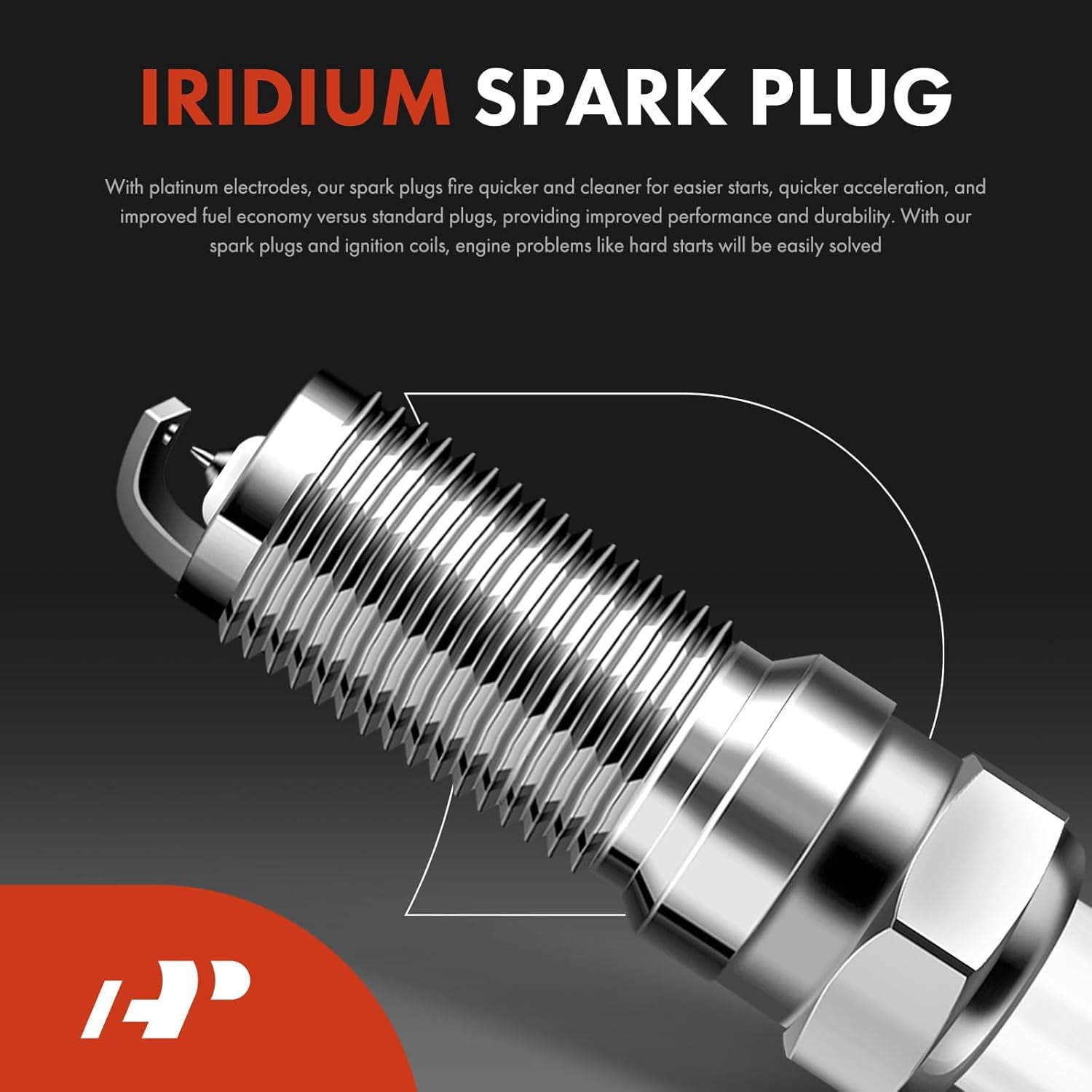 A-Premium Set of 6 Ignition Coil Pack and Iridium Spark Plugs Compatible with Ford F-150 F150, Explorer, Transit-150, Taurus, Expedition, Flex, Police Interceptor Sedan & Lincoln Navigator, MKS, MKT