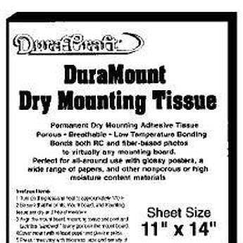 Duracraft Dry Mount Tissue 11x14 100 sh GPM604