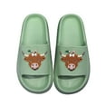 thumbnail image 3 of Unisex House Slippers Slip-on Round Toe Flat Heel Slides Men Women Fashion Casual Couple Indoor Print Home Slippers, 3 of 5