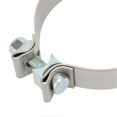thumbnail image 1 of Universal Exhaust Band Seal Clamps Rustproof Muffler Clamp High Hardness for Downpipe Header Manifold3in, 1 of 2