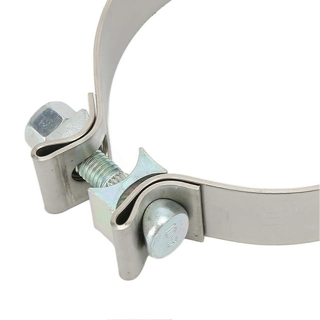 Universal Exhaust Band Seal Clamps Rustproof Muffler Clamp High Hardness for Downpipe Header Manifold3in