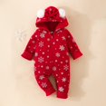 thumbnail image 2 of KVPLBQFD Newborn Christmas Outfit Boy 5-6 Year Old Girl Clothes for 18 Month Old Boy Baby Onesies 6-9 Months Girl Sweatsuit Boys Clothing Sets Infant, Red 0-3 Months, 2 of 7