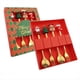 thumbnail image 1 of Juego de Tenedor y Cuchara Navideños de 4 Piezas, Vajilla de Acero Inoxidable, Juego de Tenedores y Cucharas para Postre, Té y Café, 1 of 5