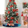 thumbnail image 4 of SKYSONIC Marble Christmas Tree Skirt 36" Christmas Decorations Indoor Outdoor Tree Skir for Home Holiday Party Decorations Gift, 4 of 5