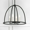 thumbnail image 2 of ABB-3004-BK Crystorama Lighting Abbott - 4 Light Chandelier-Black Finish, 2 of 15