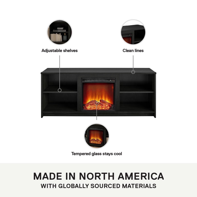 Mainstays Fireplace TV Stand for TVs up to 65