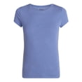 thumbnail image 5 of No Boundaries Crew Neck Tee with Short Sleeves, 1 or 3-Pack, Women’s, 5 of 5