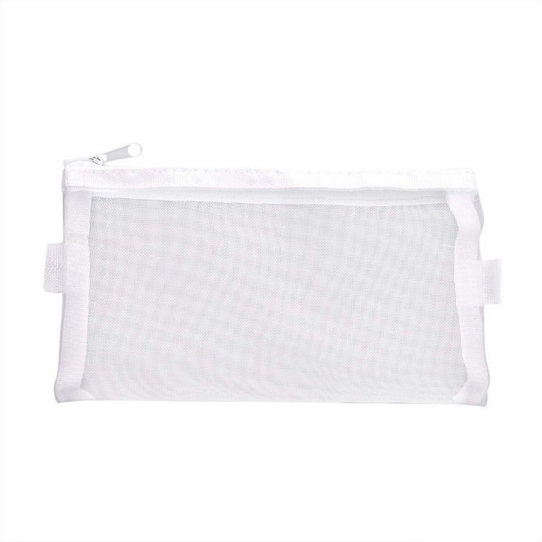 Simple Black White Pencil Case Office Stationery Storage Bag
