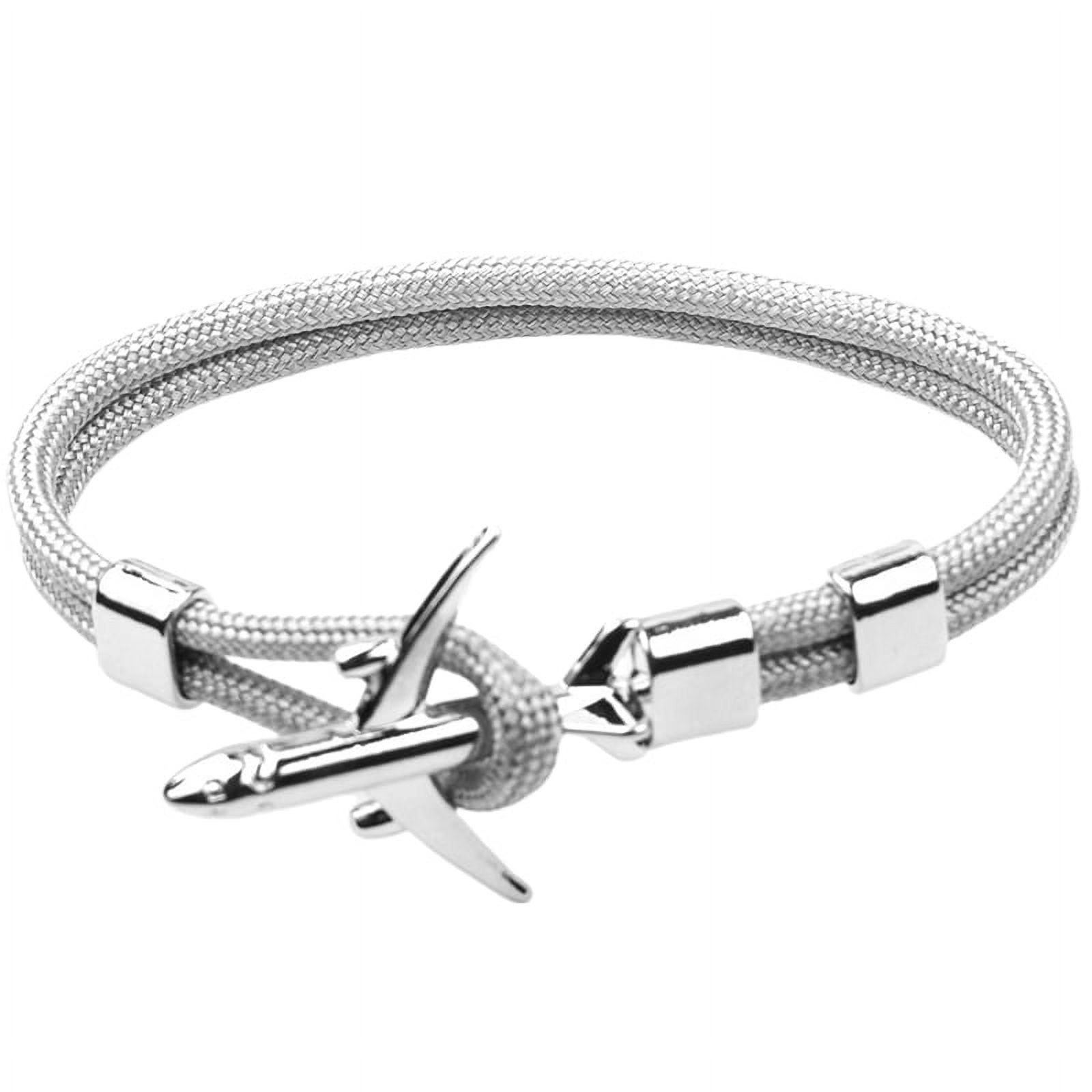 Airplane Bracelet, Italian Airplane Bracelet, Man Bracelet, Silver Travel  Bracelet, Jewels Airplane, Italian Bracelet, Travel Bracelet - Etsy