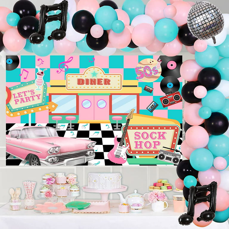 50's Theme Party Decorations Sock Hop - 50s Party Decorations for