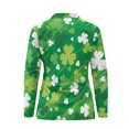 thumbnail image 4 of Garronmavis Zipper Golf Shirt for Women Long Sleeve Tennis Shirts Women Casual Collared Shirts Tops Workout Tops Saint Patrick Golf Shirt, Saint Patrick Shamrock, Size XL, 4 of 7