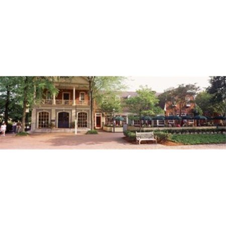 Williamsburg Square - Tourist In Town Square Williamsburg Virginia USA Poster Print by - 36 x 12