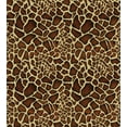 thumbnail image 3 of Ambesonne Zambia Duvet Cover Sets, Giraffe Skin Pattern, 2-Twin, Redwood Pale Yellow, 3 of 3