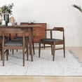 thumbnail image 4 of Dartmouth Dining Room & Kitchen Solid Wood Table and Gray Fabric Chairs for 6, 4 of 7