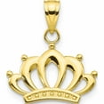 thumbnail image 1 of 10K Yellow Gold Crown Charm (15 X 19) Made In United States 10c989, 1 of 6