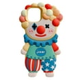 thumbnail image 2 of Oliegs Heated Blanket Cute 3D Clown Soft Silicone Phone For IPhone 11/12/13/14/15/16/17 Shockproof Full Coverage Protective Cover With Cartoon Design Scratch Sli Chocolate, 2 of 5