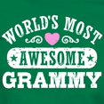 thumbnail image 3 of CafePress - World's Most Awesome Grammy Women's Dark T Shirt - Women's Traditional Fit Dark T-Shirt, 3 of 4