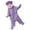 Light Purple, variant on Big Mouth Monster Onesie, Silly Wearable Onesie with Shoes and Comb, Funny Monster Jumpsuit for Adults, XXL