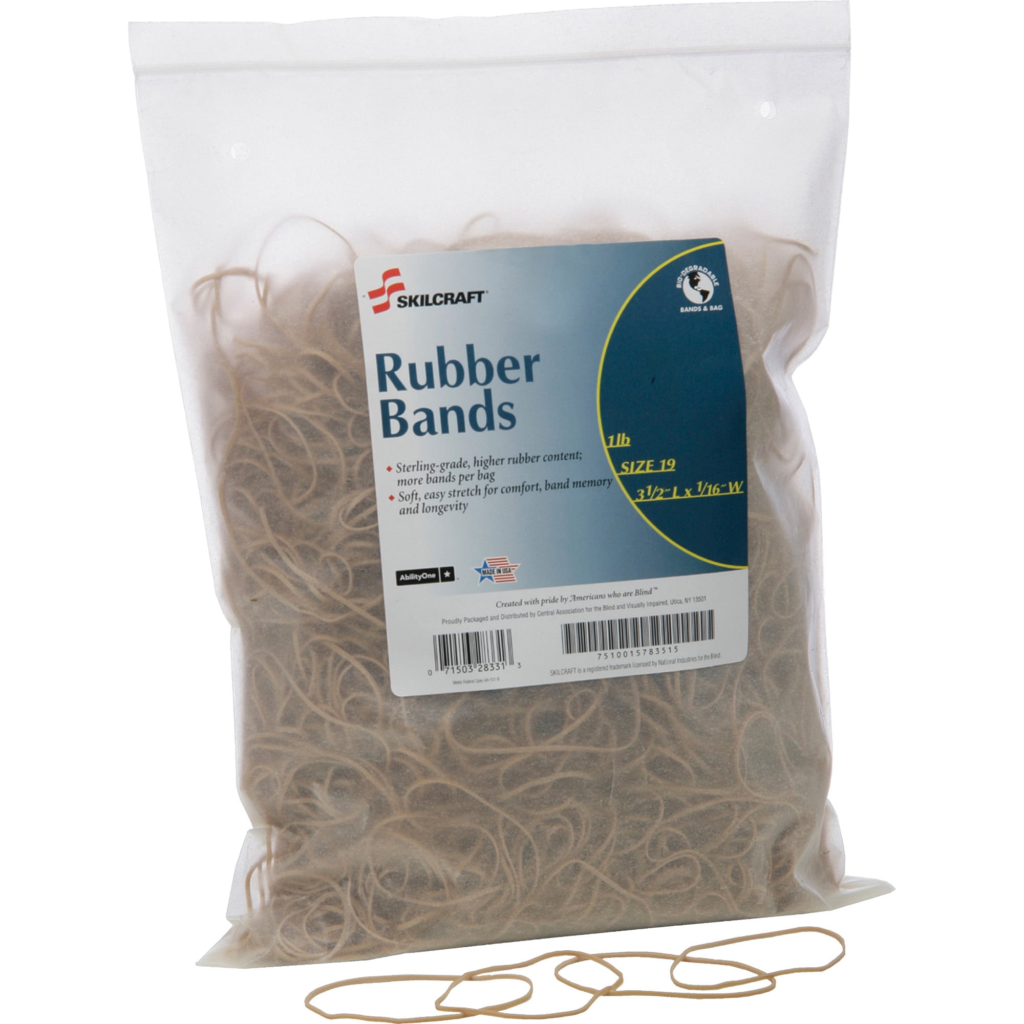 SKILCRAFT 7510015783515 Sterling Grade Rubber Band