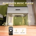thumbnail image 2 of FINE MAKER Smart Nightstand Single Drawer Bedroom   Nightstand with Wireless Charging Tricolor LED   Lights Nightstand with Bluetooth Audio and   Sensor Lights, 2 of 16