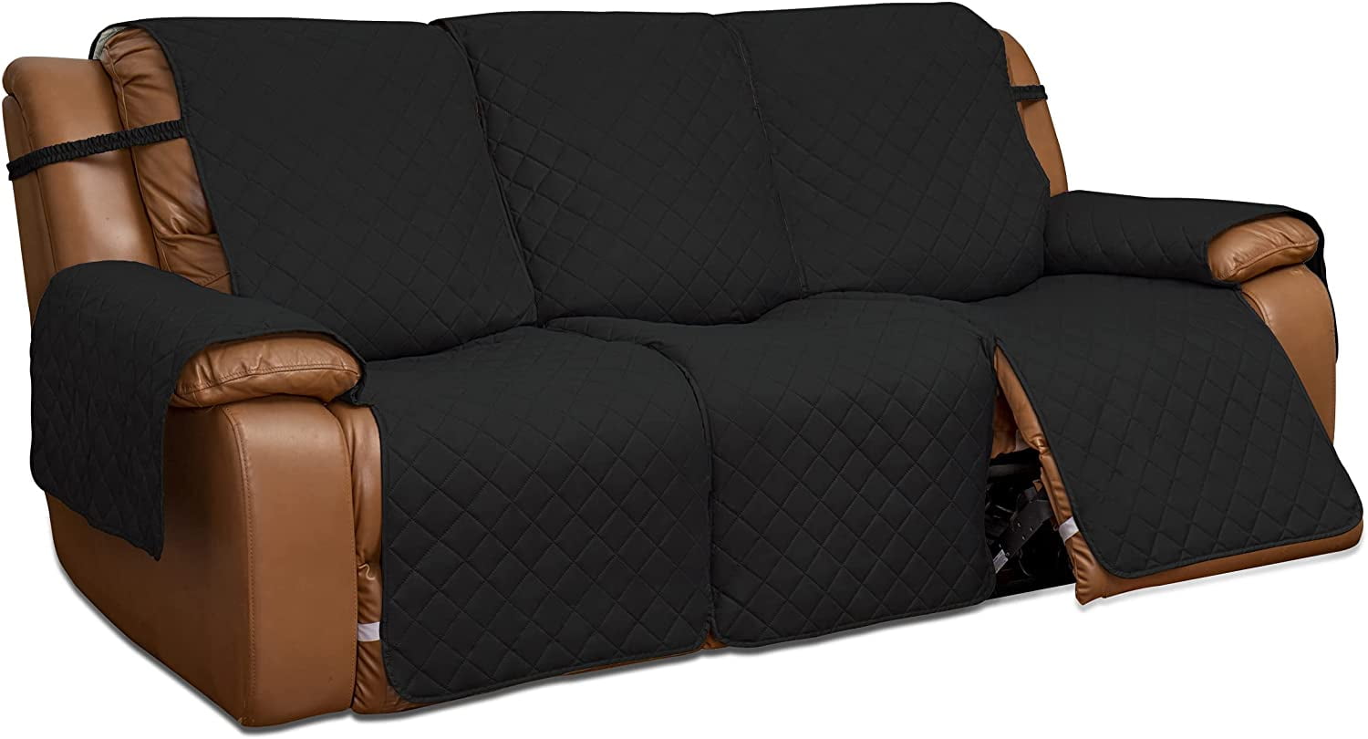 EasyGoing Recliner Sofa Cover, Reversible Couch Cover for 3 Seat