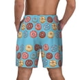 thumbnail image 4 of Uemuo Cute Donut Pattern Mens Swim Trunks Quick Dry Board Shorts with Mesh Lining, Stretch Beach Shorts Quick Dry No-Chafing Board Shorts-3X-Large, 4 of 9