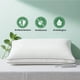 thumbnail image 2 of Ajustable Almohada Memory Foam Triturado Ultra Suave Cojin Ajustable con Funda Exterior Antibacterial Transpirable Almohada Comoda Triturado Almohadas Matrimonial 45 X 64 cm, 2 of 7