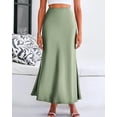 thumbnail image 3 of BTFBM Womens Spring Skirts Business Casual Clothes High Waisted Cocktail Party Wedding Guest Mermaid Maxi Skirt, 3 of 10