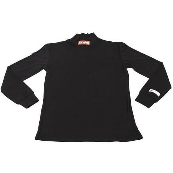 RaceQuip® 421995RQP Underwear Top SFI 3.3 Long Sleeve High Collar Black Large