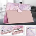 thumbnail image 3 of Fintie Case for iPad 9.7 2018/2017, iPad Air 2, iPad Air - Slim Fit Vegan Leather Folio Stand Cover for iPad 6th / 5th Gen, iPad Air 1/2, Glittering Marble, 3 of 7