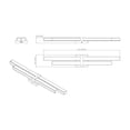 thumbnail image 2 of Z-Lite Zane 2 Light Vanity in Brushed Nickel Frame Finish, 2 of 8