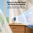 thumbnail image 4 of Aecooly Chic 01 Lite Desk Fan - 100-Speed Touch Control, 4000mAh Battery, Quiet Digital Display, Small Table Fan for Bedroom, Office & Travel, 4 of 9