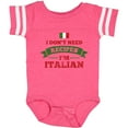 thumbnail image 3 of Inktastic No Recipes I'm Italian Boys or Girls Baby Bodysuit, 3 of 5