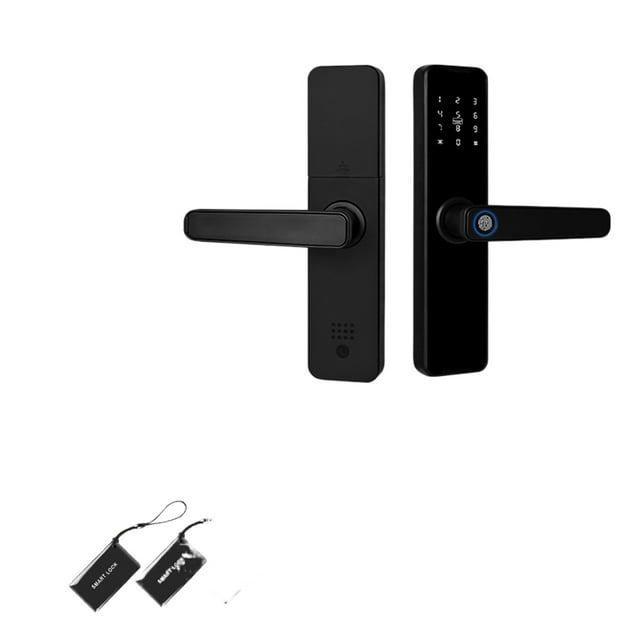 Door Lock, Tuya Fingerprint Door Lock Digital Electronic Lock Smart Keyless Entry Lock For Home House Lock With Fingerprint Passcode ,Easy to Install