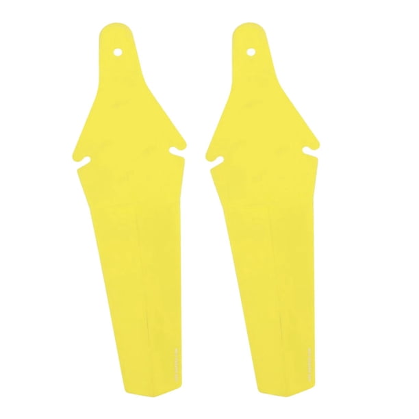 2 Piezas Guardabarros Trasero de Bicicleta Protección de Sillín de Bicicleta Guardabarros Ligero, Pieza de Repuesto Protector de Protección de Rueda T Amarillo