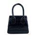thumbnail image 2 of Bolsa Bolso de hombro retro de piel de serpiente para mujer, minibolso cruzado de PU (negro) JShteea Para Estrenar, 2 of 9