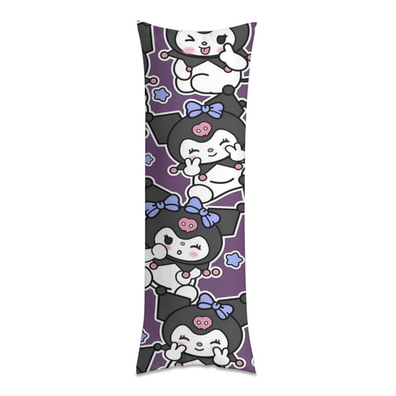 Hello Kitty Anime Body Pillow Cover Ultra Soft Microfiber Pillowcases with Hidden Zipper Closure 16x48inch