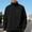 Black, variant on Generic Men's Quarter Zip Pullover Casual Fashion Soild Color Sweatshirt Long Sleeve Mock Neck Thermal Sweater with Pockets