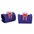 thumbnail image 1 of Pantalla de tarjeta de teléfono dental, 2 piezas con forma de dientes, soporte para tarjetas con forma de dientes dentales, respuesta rápida, 1 of 8