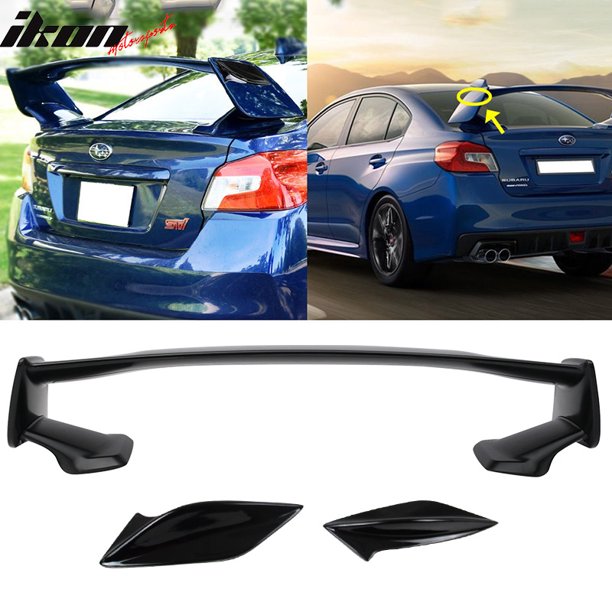 For 15 18 Subaru Wrx Sti Sedan Oe Trunk Spoiler Matte Black Side Fin Shark Walmart Com Walmart Com For 15 18 Subaru Wrx Sti Sedan Oe Trunk Spoiler Matte Black Side Fin Shark Walmart Com Walmart Com