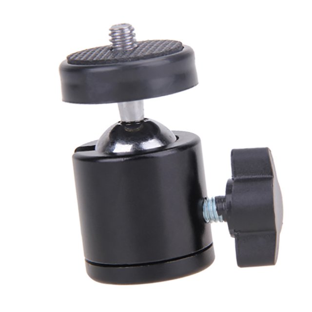 Seitruly Minitrípode con cabezal de bola, linterna con micrófono, plegable de tres vías, soporte de tornillo de 1/4 , soporte para cámara, Accesorios de cámara y óptica