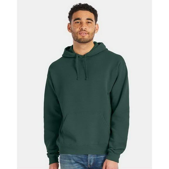 ComfortWash by Hanes - Garment-Dyed Unisex Hooded Sweatshirt - GDH450 - Field Green