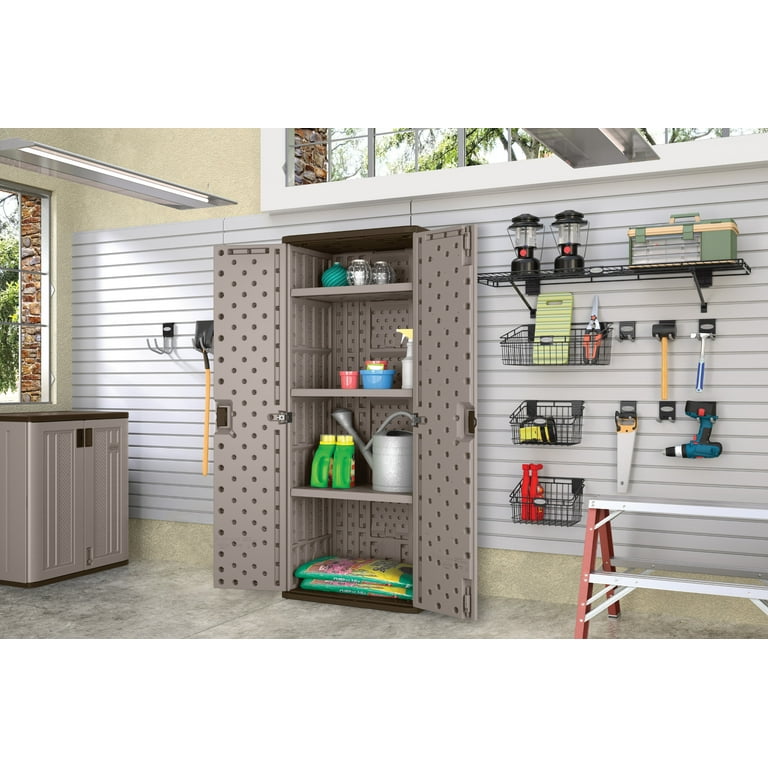 Suncast Tall Utility Storage 4 Shelves Matttroy
