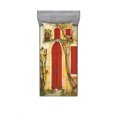 thumbnail image 2 of Shutters Bedding Set with Sheet & Covers, Doorway with Blinded Door and Window to the Rural Tuscan House Italy Europe, Printed Bedroom Decor 2 Shams, 4 Sizes, Beige Yellow Red, by Ambesonne, 2 of 3