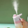 thumbnail image 6 of 700ml 2-in-1 Spray Sports Water Bottle, BPA Free Tritan Mist Spray Drinking Bottle, Leakproof Portable Hydration Cup for Gym, Cycling, Camping, Outdoor Workout,Black, 6 of 7