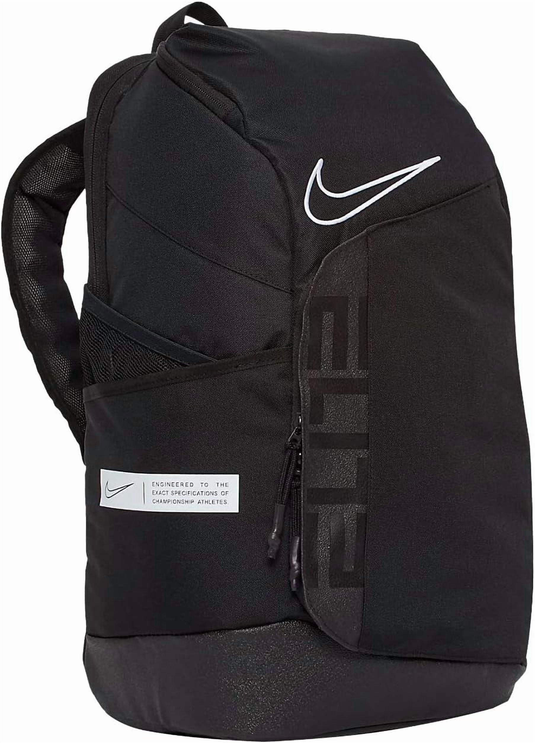 Nike, Unisex Backpack, Elite Pro Polyester, Black, with Laptop
